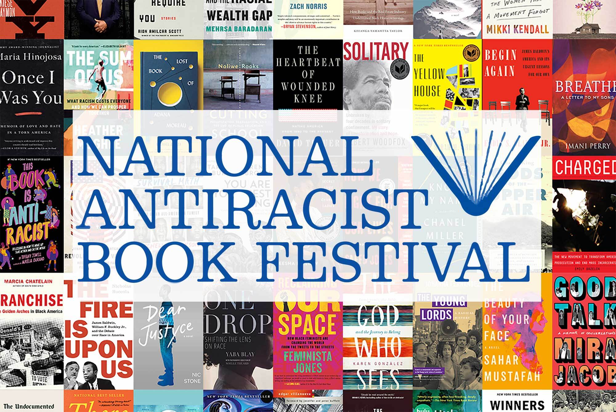 Poster for the National Antiracist Book Festival
